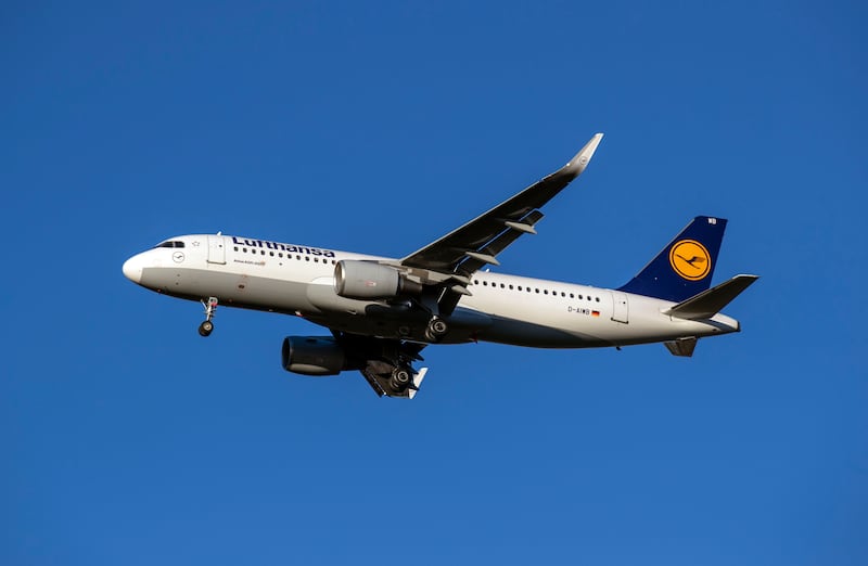 Lufthansa will operate Airbus A320 aircraft on its flights to Tel Aviv, which will resume on January 8. PA