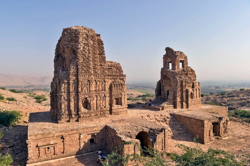 7. Pakistan: The ancient ruins of Kafir Kot, Hindu temples in Dera Ismail Khan, Punjab province. AFP
