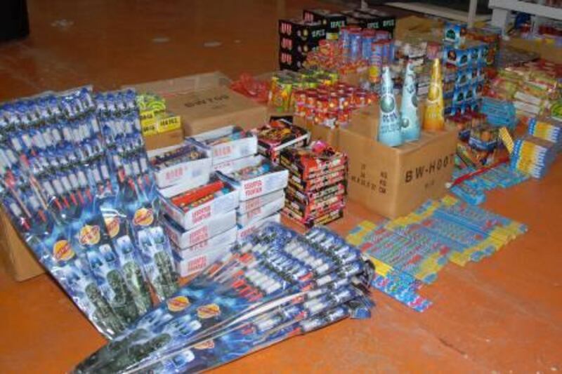 August 29, 2011-RAK police seize a large quantity of fireworks

WAM *** Local Caption ***  f303bbbe-7676-4c51-b6bf-9a0597a55ad5.jpg