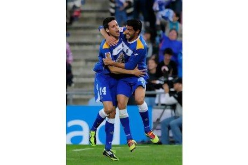 Getafe players will have plenty more opportunities to celebrate with their team likely to get stronger. Dani Pozo / AFP