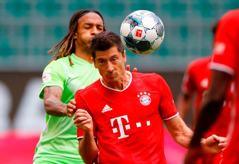 Bayern Munich striker Robert Lewandowski. AFP