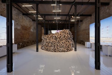 Wetland Curated by Wael Awar and Kenichi Teramoto. Image courtesy National Pavilion UAE La Biennale di Venezia. Photography by Frederico Torra for PLANE-SITE.