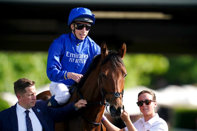 Jockey William Buick atop Ottoman Fleet before the King Edward Vii Stakes during day four of Royal Ascot last year. PA