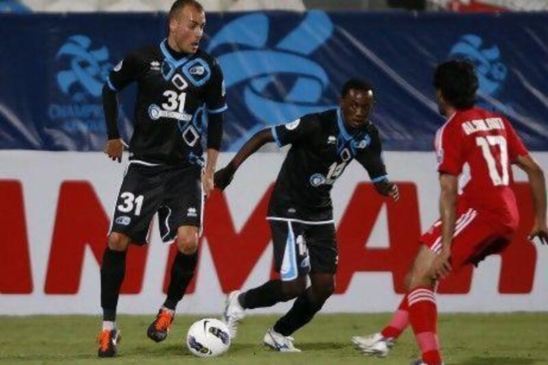 Francisco Yeste, left, was released by Al Wasl and joined Baniyas.