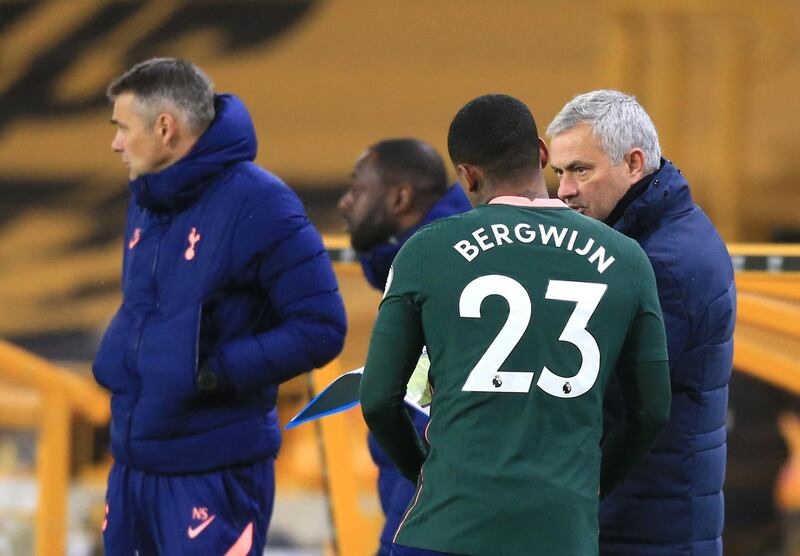 SUBS: Steven Bergwijn (Reguilon 63’) - 6, Showed plenty of energy and willingness after coming off the bench. Getty