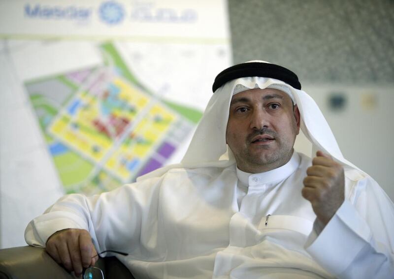 Mohammed Al Ramahi, Masdar’s chief executive, said the company would expand its investment strategy geographically and technologically. Ravindranath K / The National