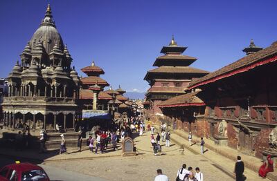 Kathmandu Valley in Nepal. istockphoto
