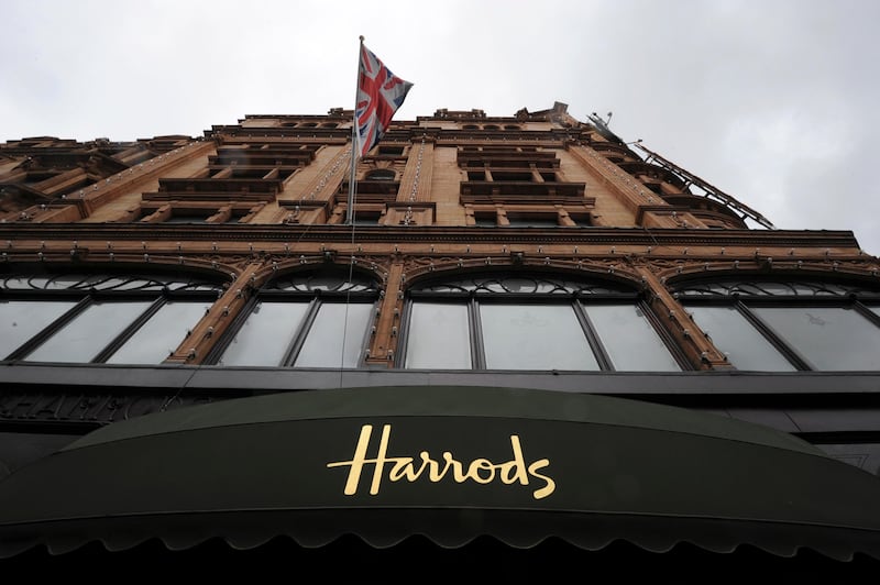 A general view of the Harrods department store in London May 8, 2010. Egyptian-born businessman Mohamed al-Fayed has sold prestigious London department store Harrods to the investment vehicle of the Qatar royal family in a deal reported to be worth around 1.5 billion pounds ($2.3 billion).  REUTERS/Paul Hackett   (BRITAIN - Tags: BUSINESS) - RTR2DMD6