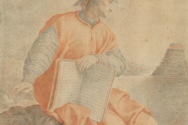 This year marks 700 since the death of the poet Dante. Courtesy Uffizi Galleries
