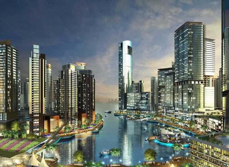 An artist’s impression of the Abu Dhabi Urban Planning Council’s master plan for Reem Island. Courtesy Urban Planning Council 
