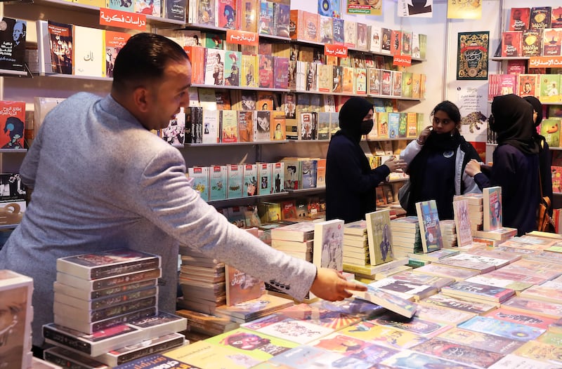 The first day of the Sharjah International Book Fair, at Expo Centre. Pawan Singh / The National   