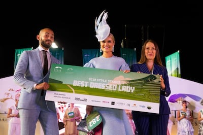 Best Dressed Lady is usually one of the prizes up for grabs. Twitter / Meydan Style   