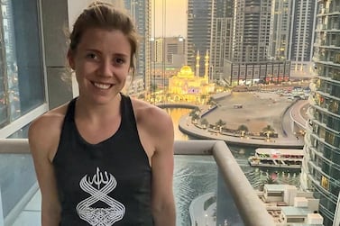 Ashleigh Stewart ran the Christchurch Marathon in 3 hours, 49 mins and 6 secs – knocking 15 minutes off her personal best, which she credits to training in the UAE heat. Ashleigh Stewart / The National