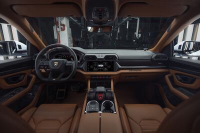 The Lamborghini Urus SE features a centrally housed electric torque-vectoring system. Photo: Lamborghini