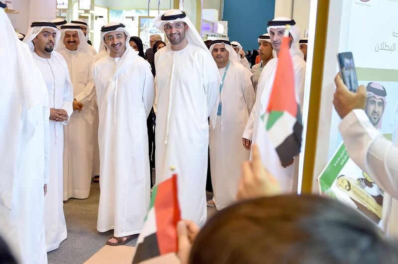 The fair is being held under the patronage of Sheikh Mohammed bin Zayed, Crown Prince of Abu Dhabi and Deputy Supreme Commander of the Armed Forces, and Sheikh Abdullah bin Zayed, Minister of Foreign Affairs. Wam