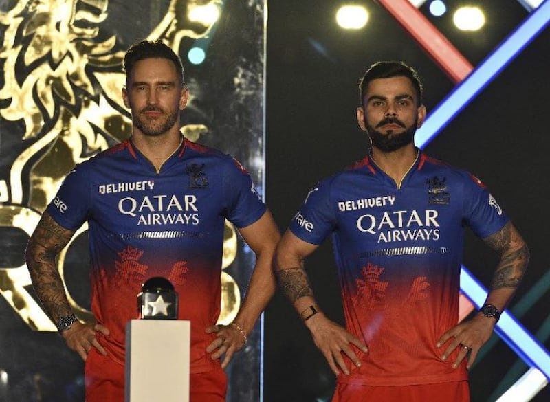 Royal Challengers have ditched black and gone for dark blue this season. Will it change their luck this time? Photo: RCB / X