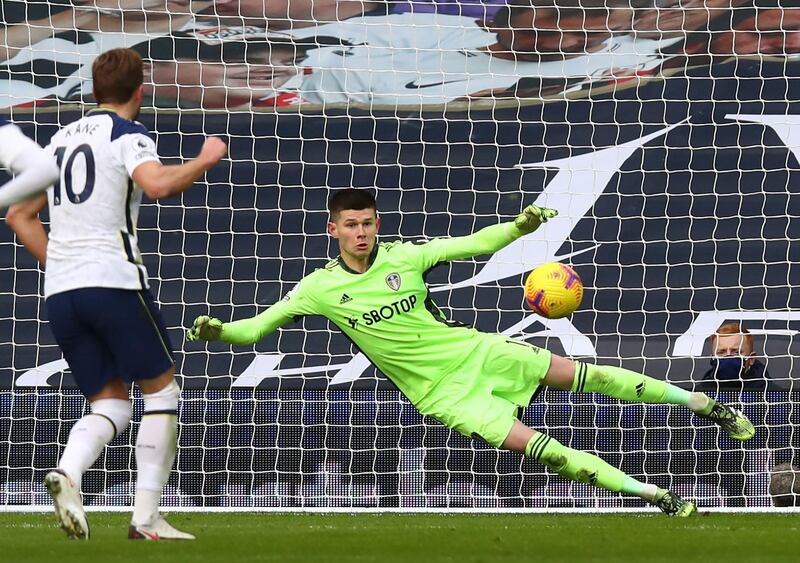 LEEDS RATINGS: Illan Meslier - 3. Played his team into trouble that led to the first goal, spilled a shot for the corner and then Alderweireld's header for Spurs' third. As a last line of defence in a team that loves to attack, the Frenchman doesn't inspire confidence. AFP