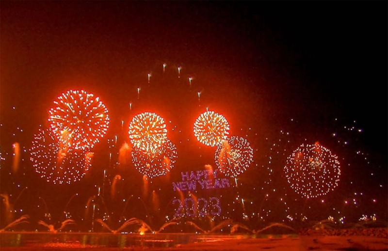 Over the past four years, the emirate has made it a tradition to break world records with its New Year's Eve fireworks
