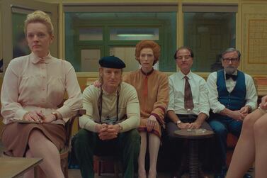 A still from 'The French Dispatch' by Wes Anderson. Searchlight Pictures