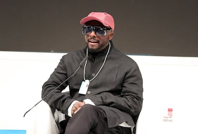 US rapper and record producer will.i.am recently joined a $15 million seed funding round to help launch an electric aerial vehicle. Pawan Singh / The National