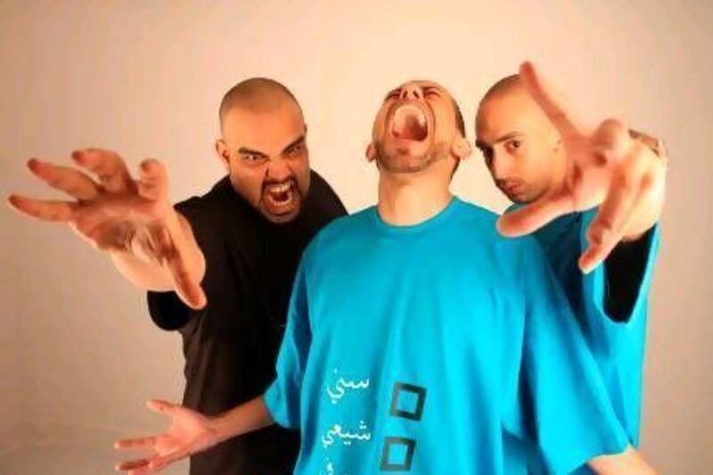 The Egyptian hip-hop group Arabian Knightz. Courtesy Arabian Knightz official website