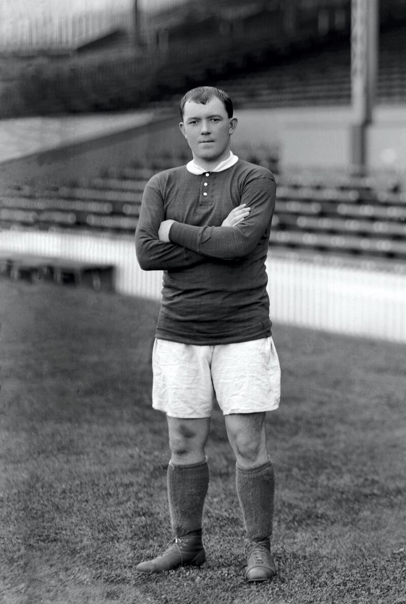 Mandatory Credit: Photo by Colorsport/REX/Shutterstock (3135799a)
Football - 1908 / 1909 season - Manchester United photocall Sandy Turnbull Sandy Thurnbull - Manchester United
Sport