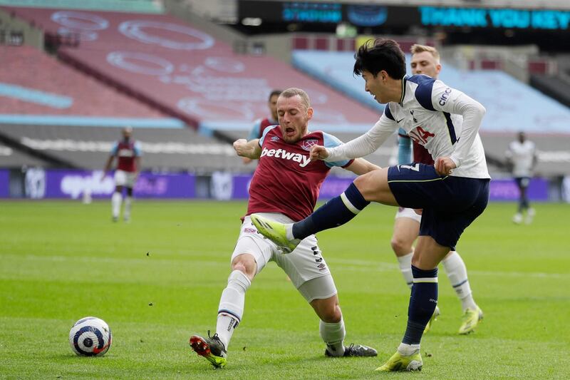 Son Heung-min - 5: Should have got to Bowen to block the opening goal at its source. Poor on set pieces. Might have redeemed it all when he nearly fluked a goal in stoppage time at the end. AFP