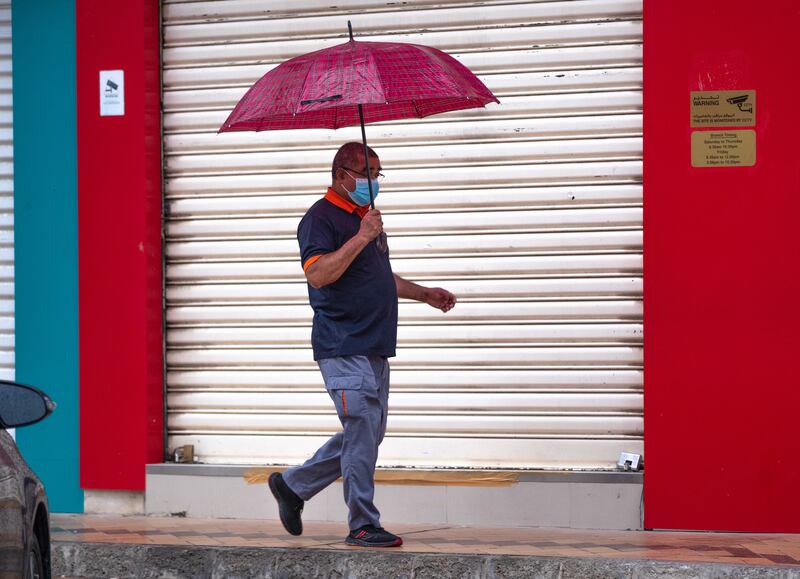 Temperatures were expected to reach a maximum of 26°C in Abu Dhabi. Victor Besa / The National