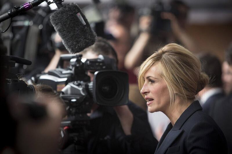 Cast member Julia Roberts attends the premiere of The Normal Heart in New York 12 May, 2014. Reuters