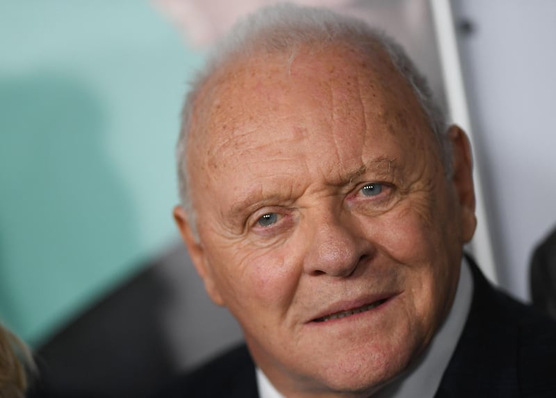 (FILES) In this file photo taken on November 18, 2019 Welsh actor Anthony Hopkins attends the AFI FEST gala screening of "The Two Popes" at TCL Chinese Theatre in Hollywood. Anthony Hopkins won the award for best actor at the Oscars on April 25, 2021 for his role in "The Father". / AFP / VALERIE MACON
