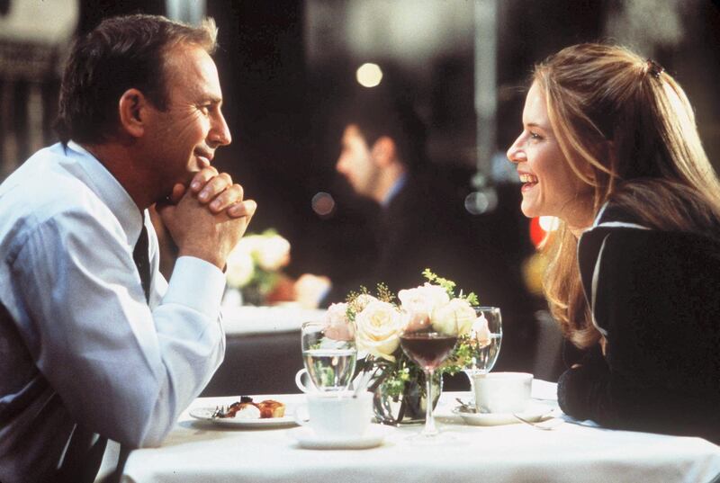 1999 Kevin Costner And Kelly Preston Star In The New Movie "For Love Of The Game."  (Photo By Getty Images)