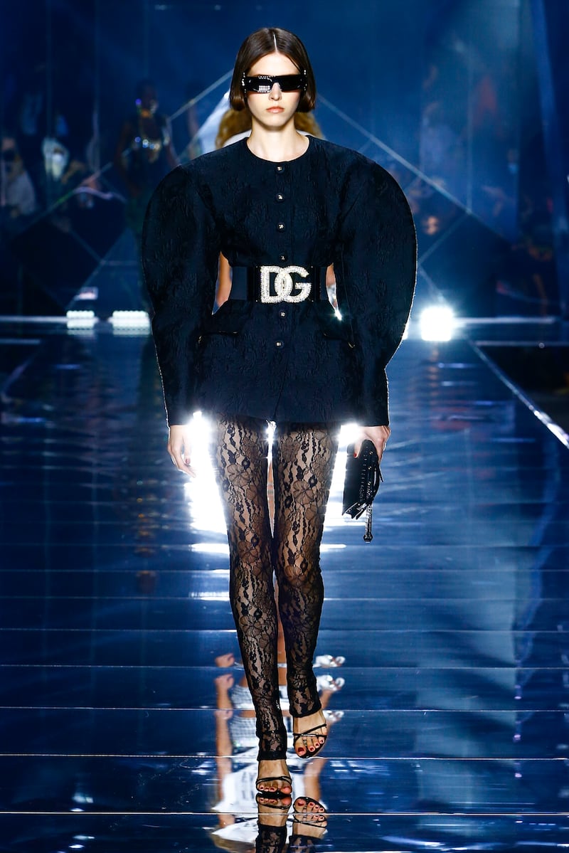 A look from Dolce & Gabbana's spring/summer 2022 collection. Photo: Dolce & Gabbana