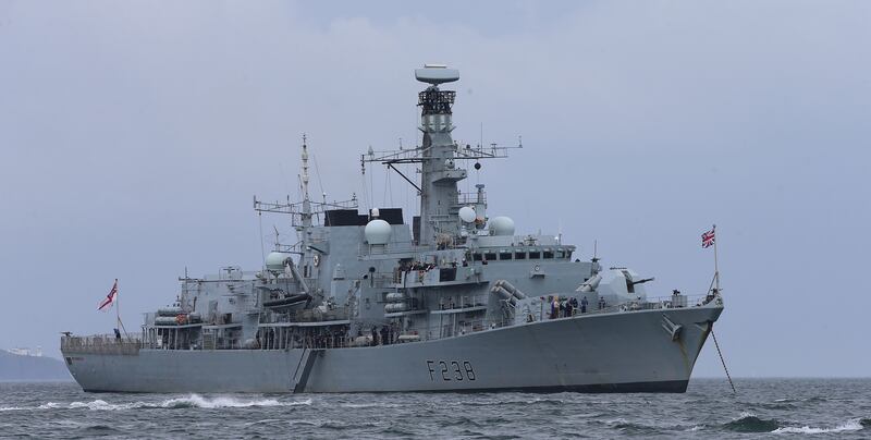 ‘HMS Northumberland’ in 2015. PA
