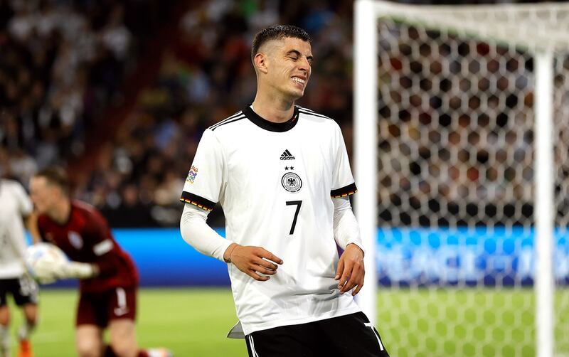 Kai Havertz 7 - Should’ve done better with a header when he rose above Kieran Trippier at the back post 10 minutes before half time. Overall though, did enough to cause Maguire and Stones plenty of problems. EPA