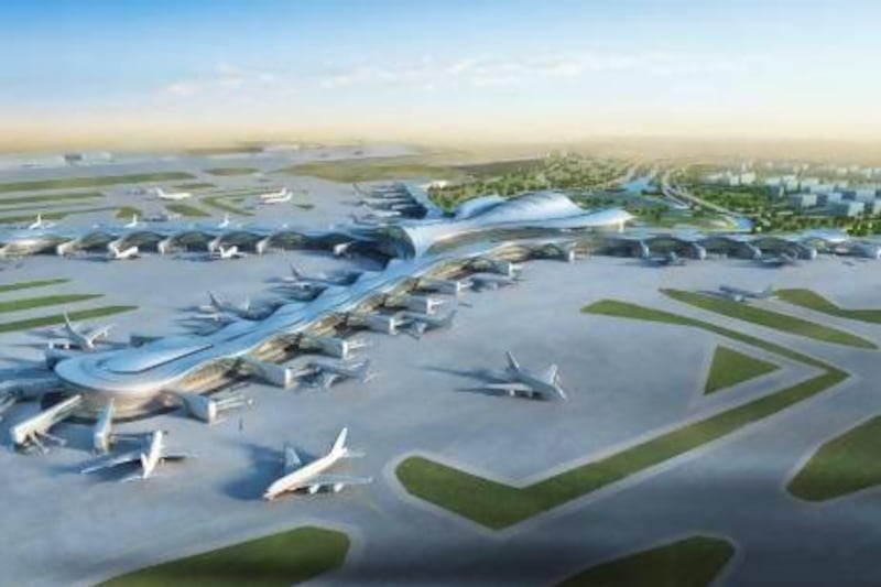 Artists impressions of the new Midfield Terminal.