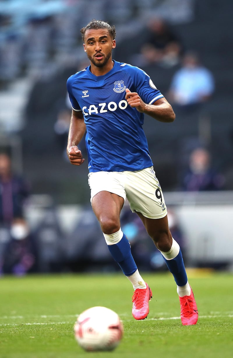 LONDON, ENGLAND - SEPTEMBER 13: Dominic Calvert-Lewin of Everton  during the Premier League match between Tottenham Hotspur and Everton at Tottenham Hotspur Stadium on September 13, 2020 in London, England. (Photo by Alex Pantling/Getty Images)