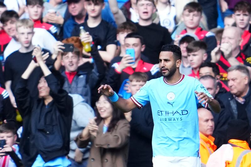 41=) Manchester City's Riyad Mahrez, £160,000 a week. AP