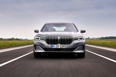 The 7 Series is still coming at you, albeit it in a fairly dignified way. All photos courtesy BMW