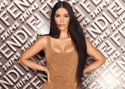 Kim Kardashian's Skims and Fendi capsule collection earned a million dollars within the first minute of sale. Photo: Fendi