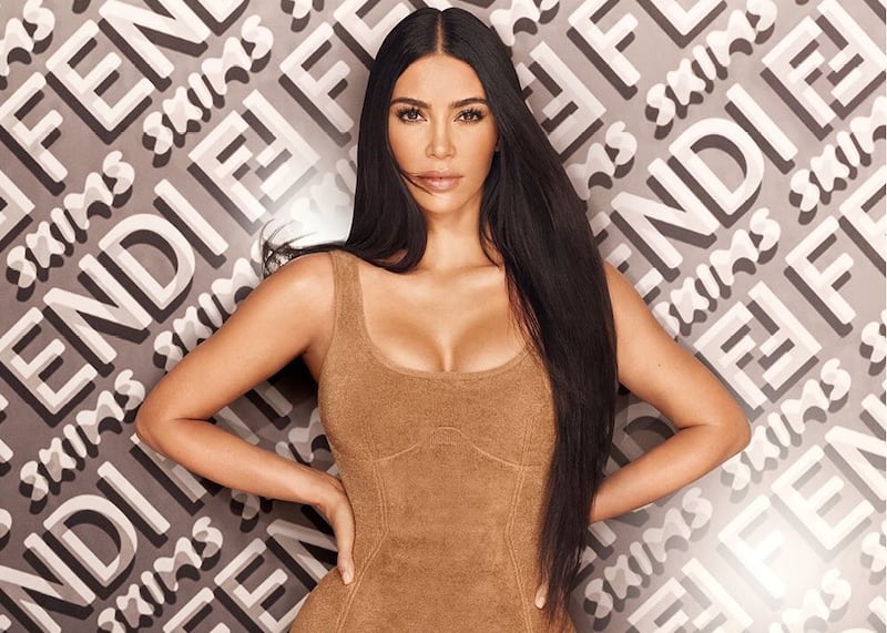 Kim Kardashian West's brand Skims collaborates with Fendi for a luxury capsule collection. Photo: Fendi