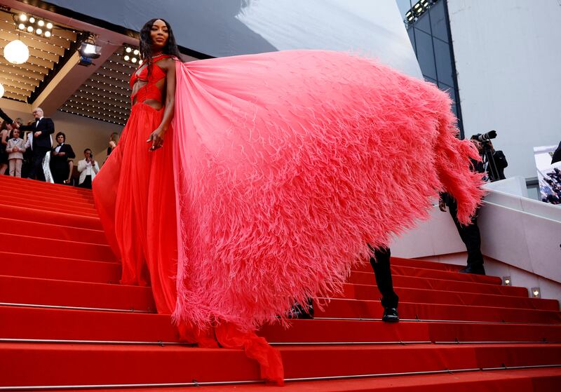 Naomi Campbell at the screening of the film "Killers of the Flower Moon" Out of Competition - Red Carpet Arrivals - Cannes, France. Reuters