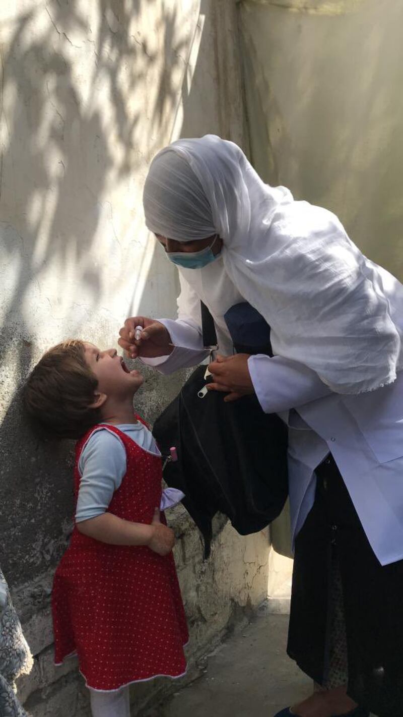The UAE has helped to vaccinate more than 102 million children against polio in Pakistan in the past eight years.