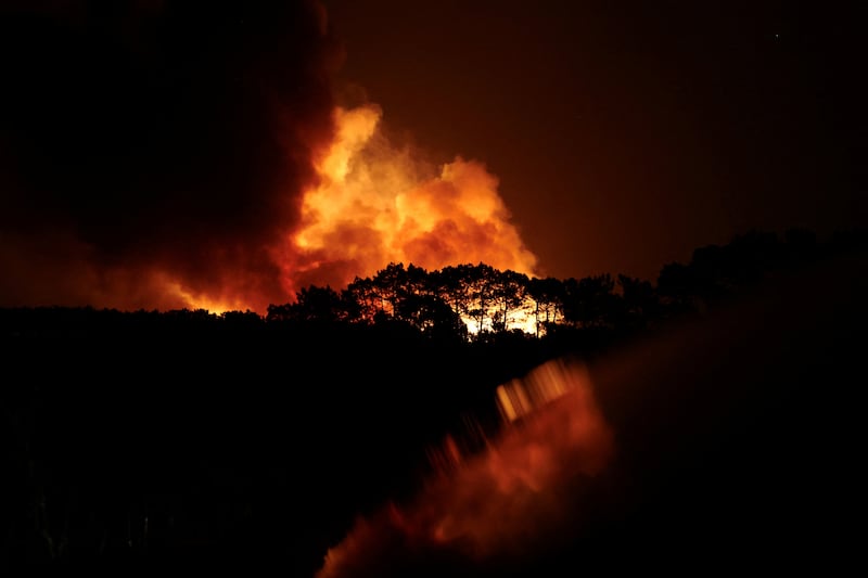 The fire in Aljezur has forced the evacuation of about 1,400 people. Reuters