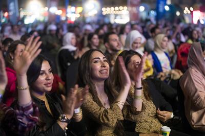 Dubai Shopping Festival features plenty of concerts by regional pop stars. Photo: Ruel Pableo / The National