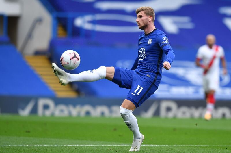 Timo Werner - 9. Ran riot at times with an impeccable performance in the form of two goals and an assist. AFP