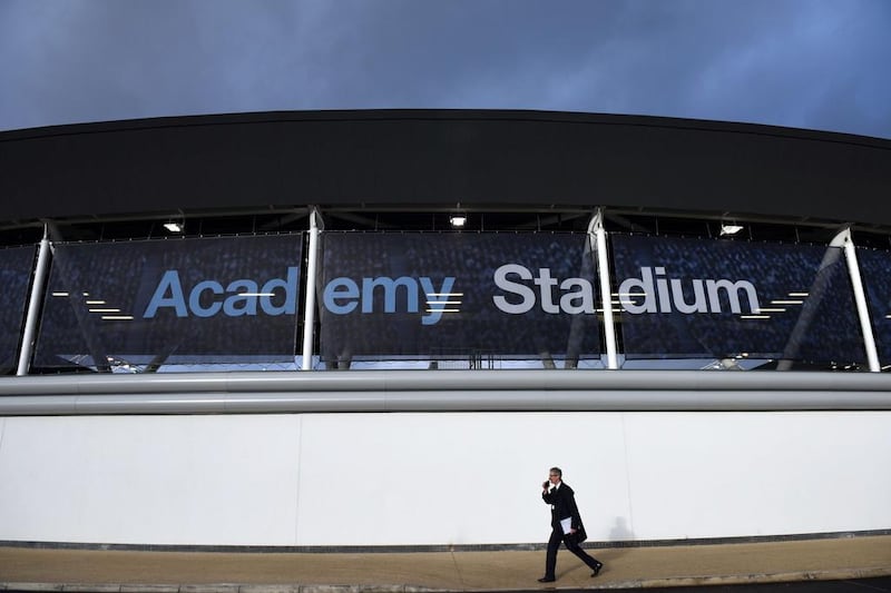 Manchester City's new City Football Academy during its launch in 2014.