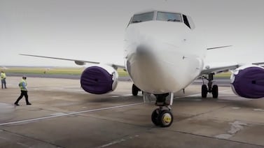 WheelTug's technology allows the pilot to move the aircraft on the ground without using its engines. Photo: WheelTug