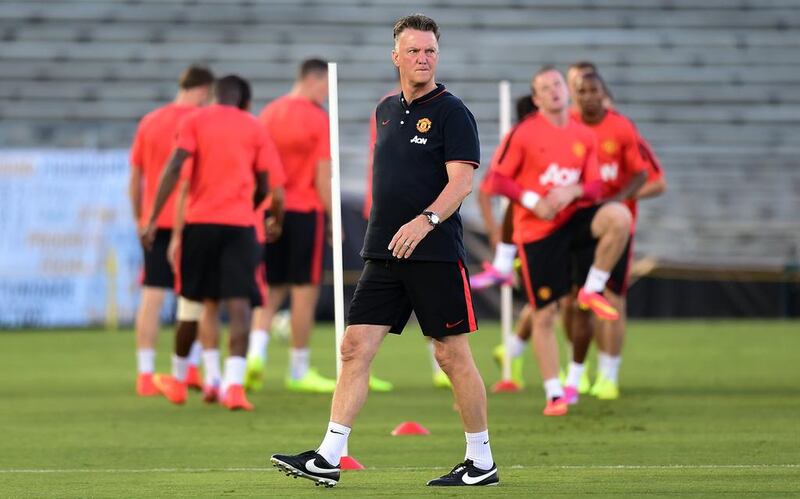 New Manchester United coach Louis van Gaal. AFP