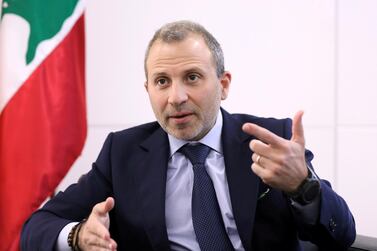 Gebran Bassil, a Lebanese politician and head of the Free Patriotic Movement. Reuters