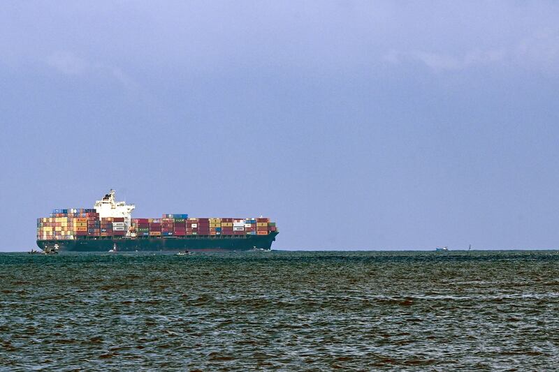 Global shipping accounts for around 3 per cent of global carbon emissions. AFP